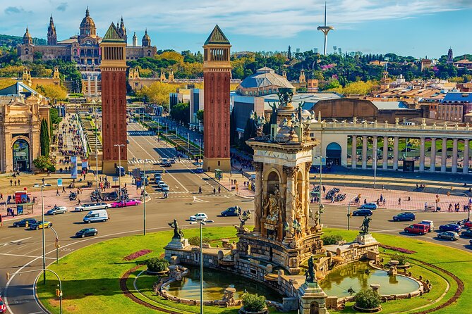 Barcelona Tour from Your Cruise Ship - Plaça d’Espanya and Montjuïc: a grand opening view