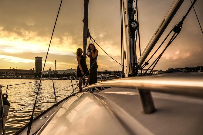 Barcelona Unique Sunset Sailing Experience with Tapas & Open Bar - Music changes the mood
