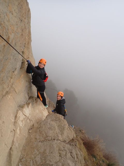 Barcelona: Via Ferrata Baumes Corcades in Centelles - The return walk and the 13:30 finish