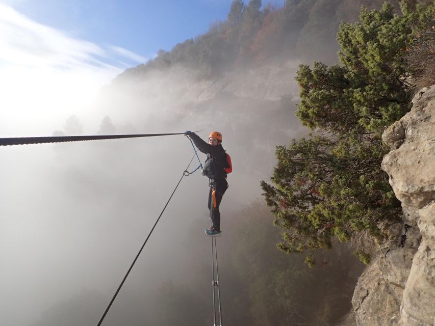 Barcelona: Via Ferrata Baumes Corcades in Centelles - What the $59 price really covers