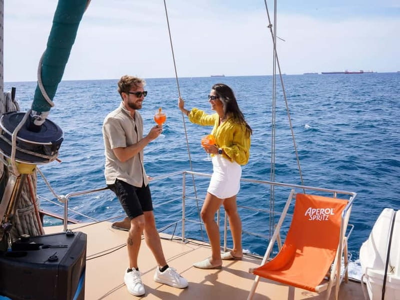 Barcelona: Wooden Boat Sailing with Tapa and Welcome Drink - Key points to know before you sail