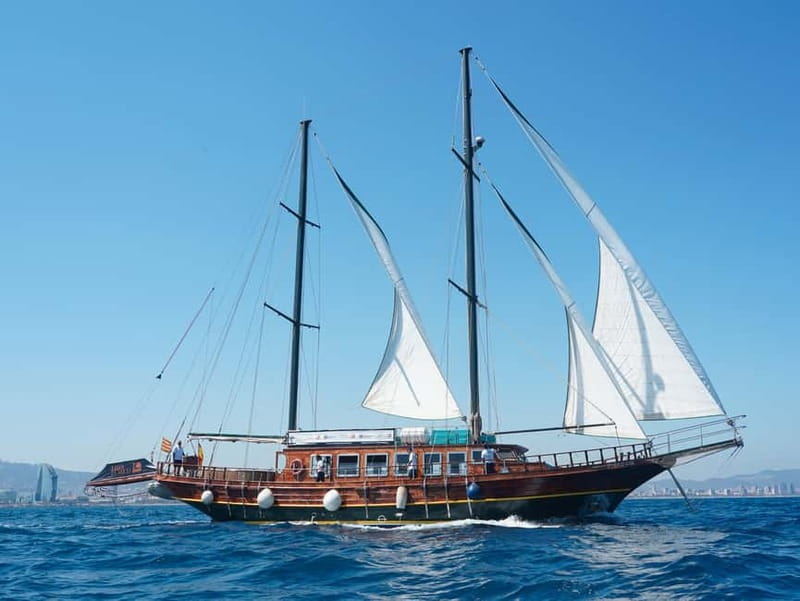 Barcelona: Wooden Boat Sailing with Tapa and Welcome Drink - Why Barcelona looks better from a wooden deck