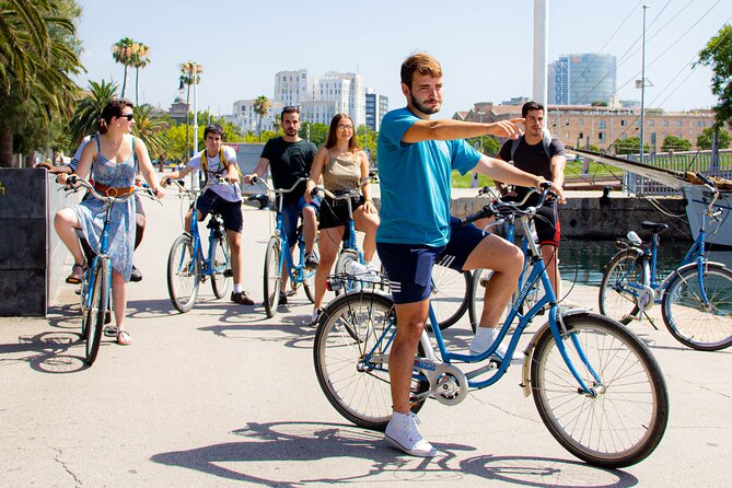 Beach Bike Tour Barcelona - Port Olímpic and the 1992 Olympic waterfront