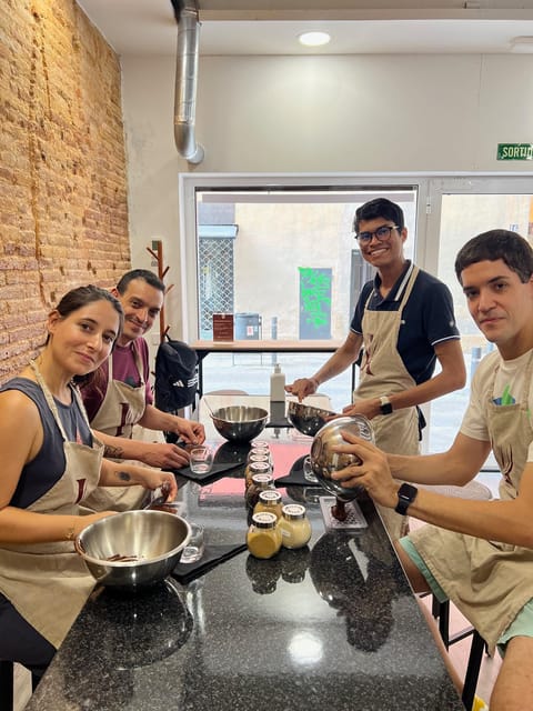 Bean to Bar Chocolate Workshop in Barcelona - Roasting and peeling the cacao beans