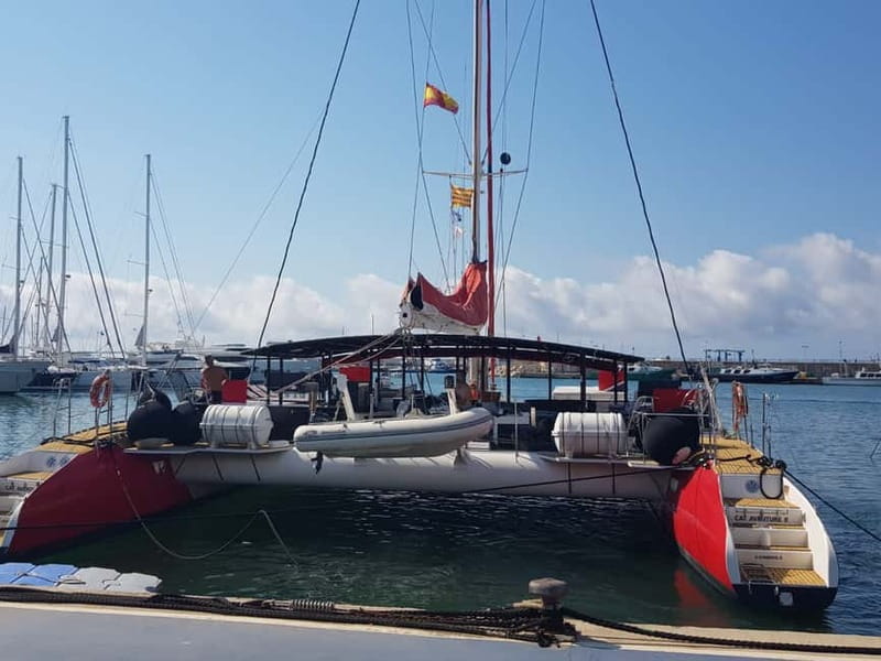 Cambrils/Salou: Coastline Catamaran 2h with drinks, pickup - Setting out from Cambrils at 10:00