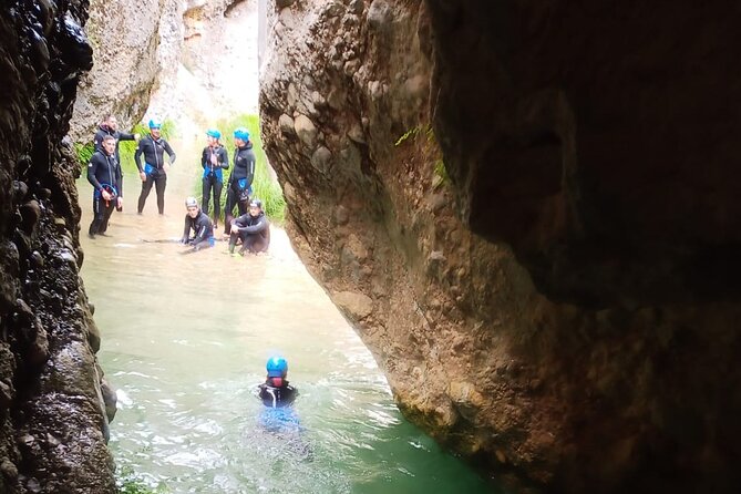 Canyoning in Salou - Small jumps and natural rock slides