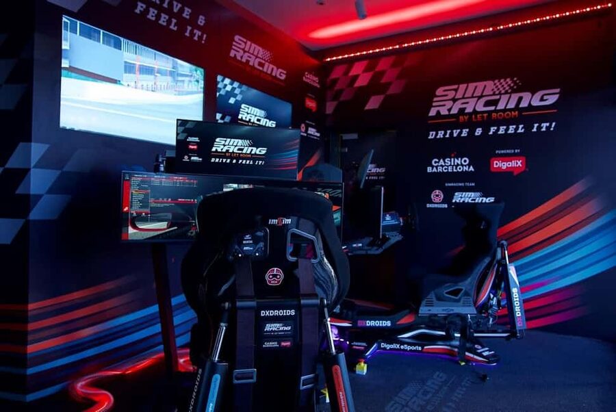 Casino Barcelona – Car Racing Simulator + Welcome Drink - What the 15-minute race actually feels like