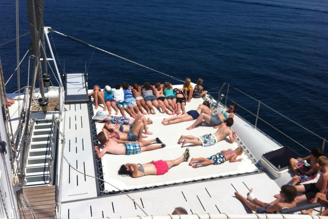 Catamaran ride -Costa Brava with barbecue and drinks. Familiar. - Sa Caleta and the rocky coves north of Lloret