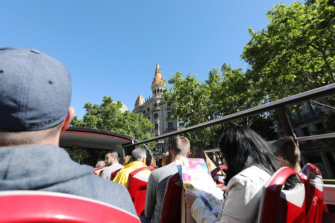 City Sightseeing Barcelona Hop-On Hop-Off Bus Tour: 24 or 48-Hour - Sitting upstairs, hearing the commentary, and handling the weather