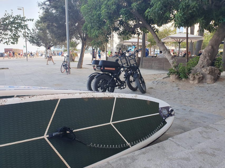Comfortable E-Fatbike High-Lights Tour Barcelona - Montjuïc takes the largest share of the ride