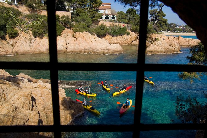 Costa Brava - Kayaking and Snorkeling "Sea Caves" Tour - Paddling out from S’Agaró