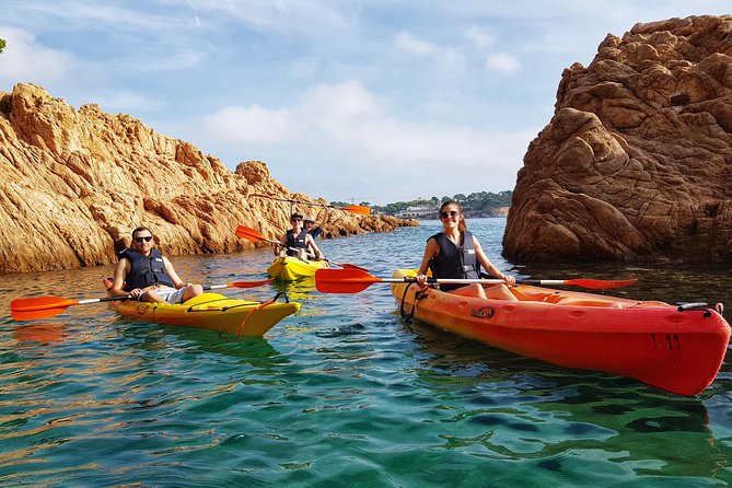 Costa Brava Tour with Kayak & Lagoon Snorkeling - Getting ready at Sant Pol beach