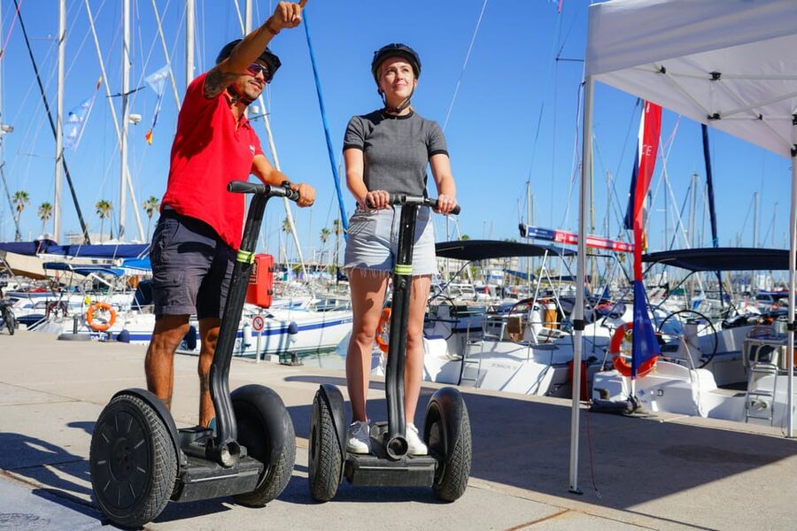 Discover Barcelona with a Guided Segway Tour - Port Vell and the Columbus monument