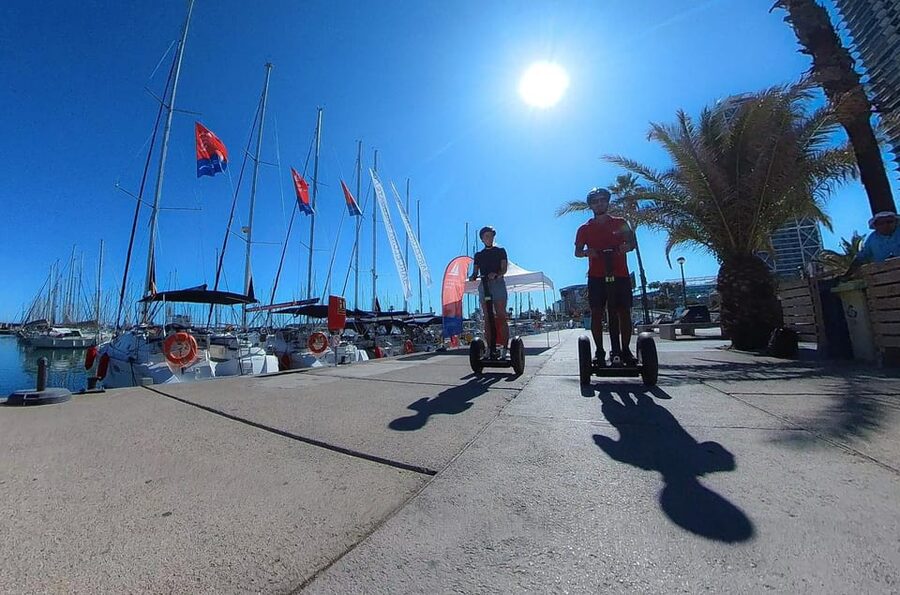 Discover Barcelona with a Guided Segway Tour - Port Olimpic and the twin towers