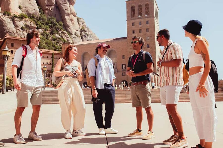 From Barcelona: Full-Day Montserrat & Wine Small Group Tour - The Basilica, the Black Madonna, and free time