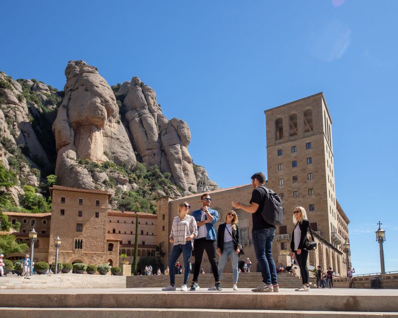 From Barcelona: Half-Day Montserrat & Horse Riding Tour - Horseback riding below the massif