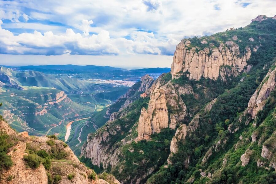 From Barcelona: Half-Day Trip to Montserrat Mountain - Walking to a lookout and the cross