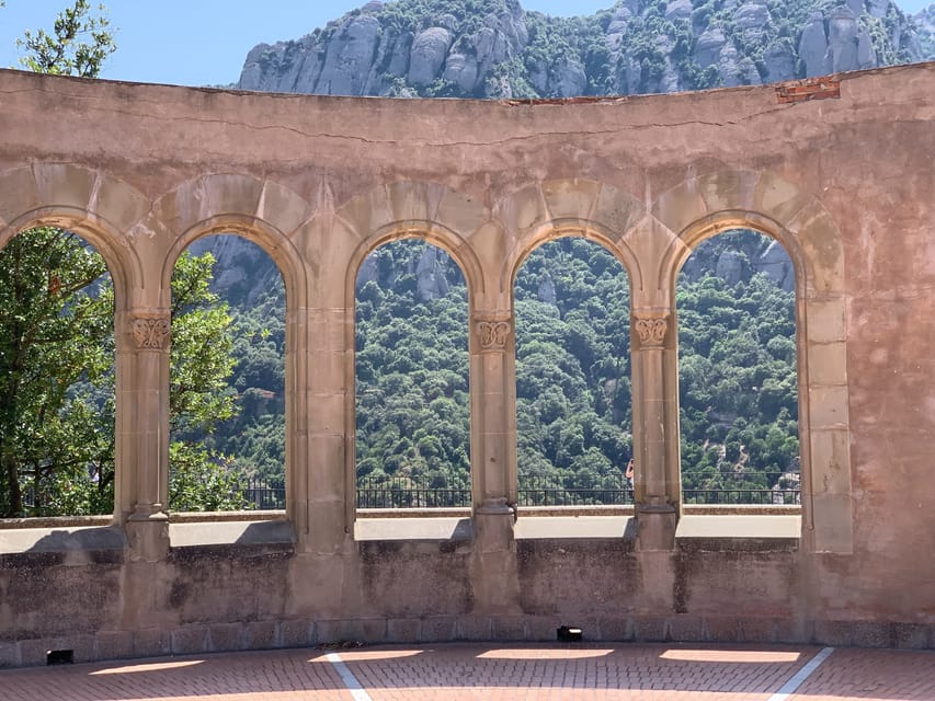 From Barcelona: Half-Day Trip to Montserrat Mountain - The private Mercedes van from Barcelona