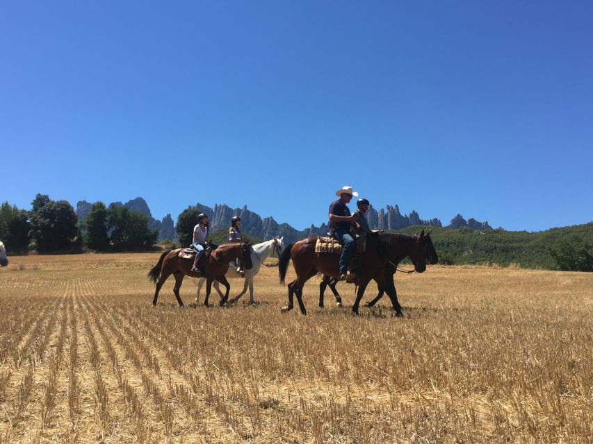 From Barcelona: Horseback Tour in Montserrat National Park - Entering Montserrat Abbey for an hour