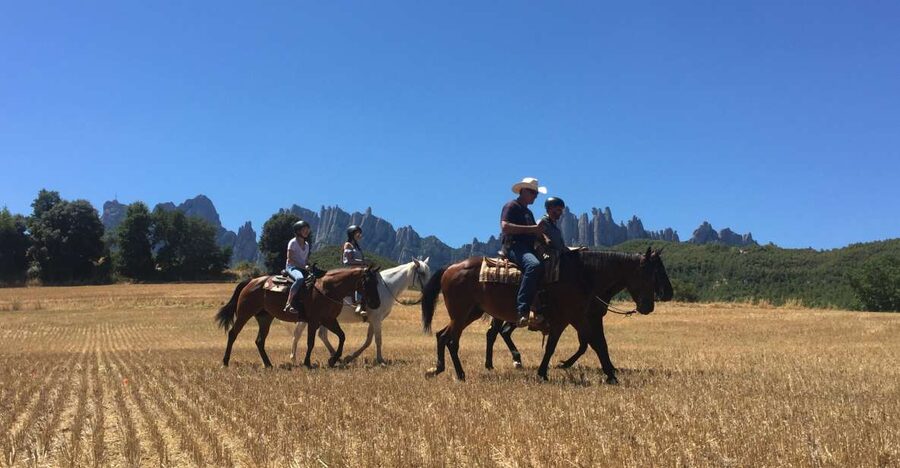 From Barcelona: Horseback Tour in Montserrat National Park - The early Barcelona start and 50-minute drive