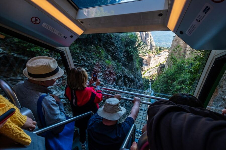 From Barcelona: Montserrat Monastery, Easy Hike, Cable Car - One hour of free time at Montserrat