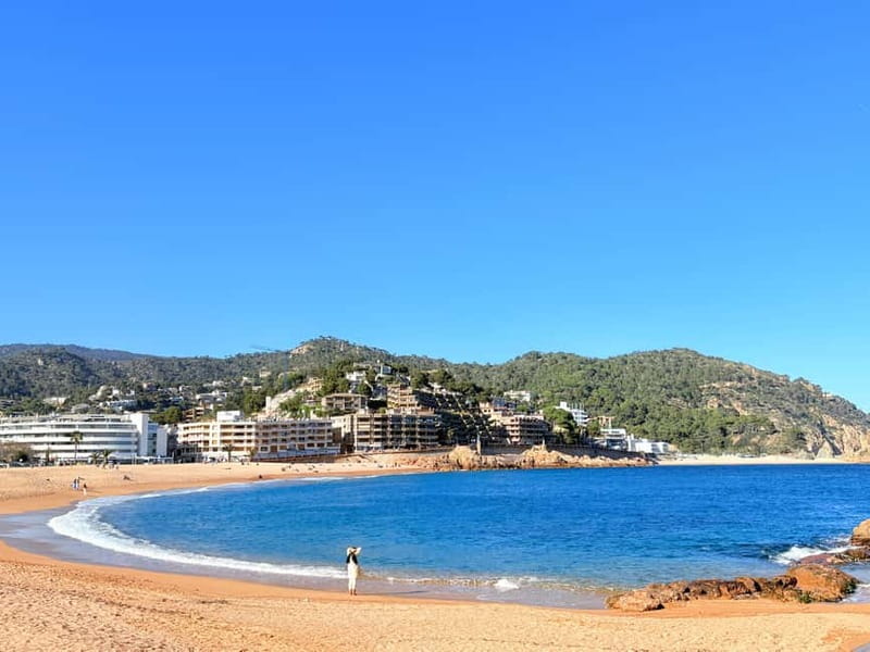 From Barcelona: Private Costa Brava Guided Tour - Lloret de Mar: beach time with a busier edge