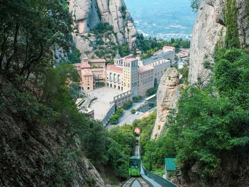 From Barcelona: Private Montserrat Guided Tour - Arriving at the Benedictine Abbey