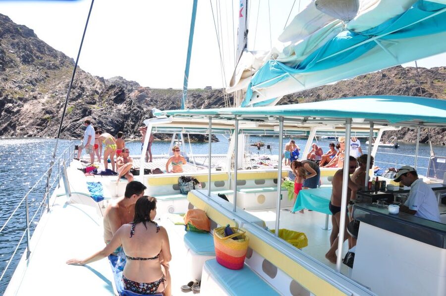 From Roses: Sailing Catamaran Cruise to Medes Islands - Seeing the Medes Islands from the water