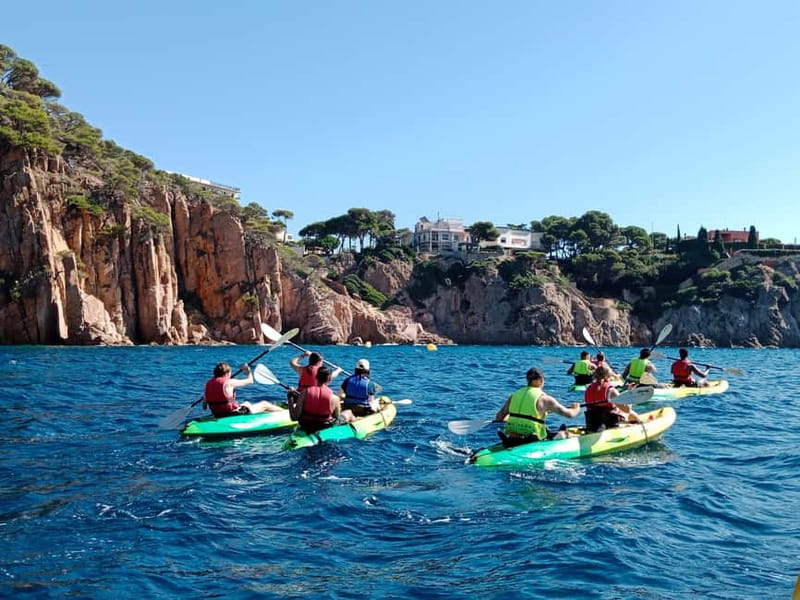 From Sant Feliu de Guíxols: Kayak and Snorkel in Costa Brava - Learning the basics before launch