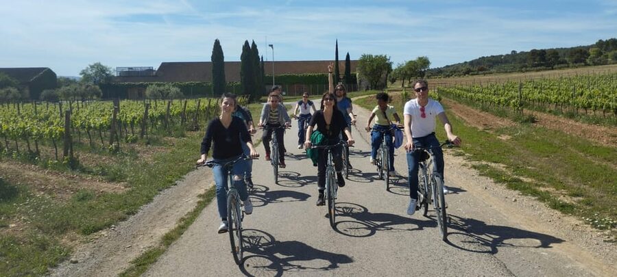 From Sitges: Cycling Tour with Winery visit and Tasting - A family winery with nine generations behind it