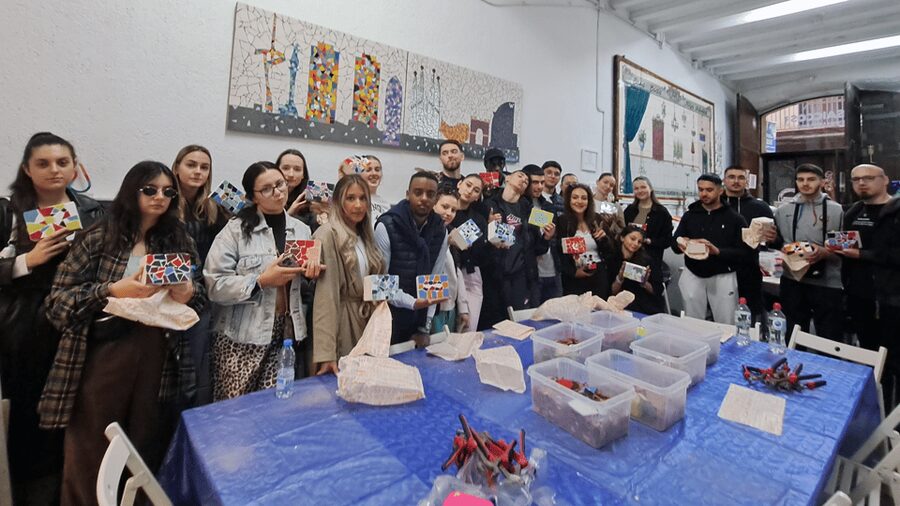 Guided Gaudí’s Trencadís Mosaic Workshop in Barcelona - Languages, access, and practical rules