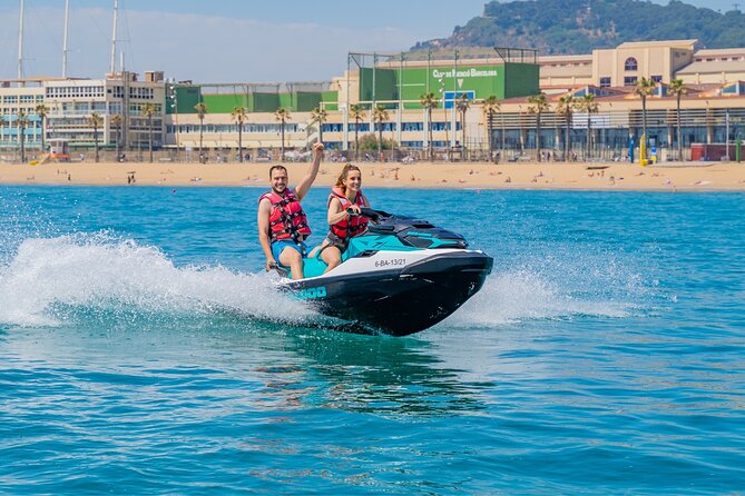 Jet Ski Experience without license in Barcelona - From Port Fòrum to open water