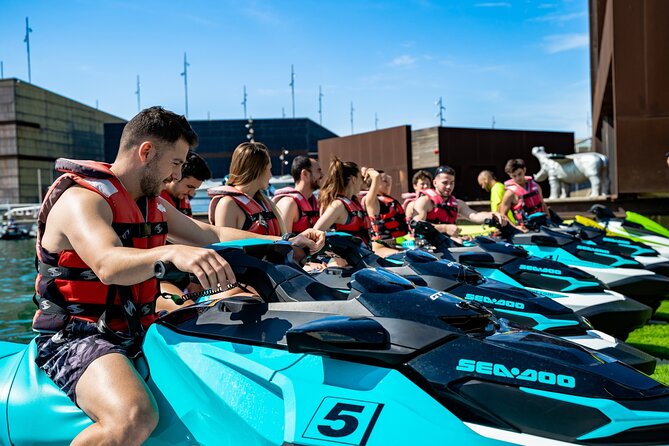 Jet Ski Experience without license in Barcelona - Sharing one jet ski with a passenger