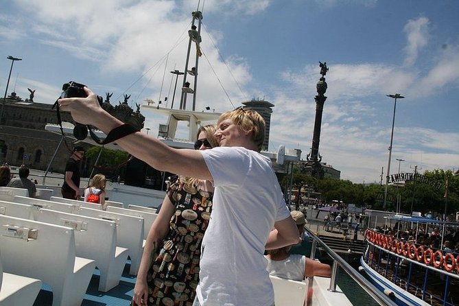 Las Golondrinas Barcelona 40-min Boat Tour - The main drawback: port scenery instead of a full coastline