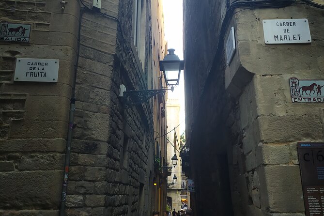 Luca’s Hidden Old Barcelona: the Gothic and El Born Tour - Roman columns at MUHBA Temple d’August