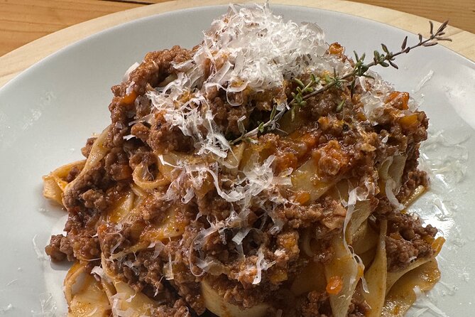Make fresh pasta and Italian aperitivo In Barcelona - The finished pasta and generous portions