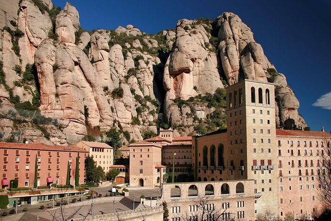 Montserrat Half Day with Cable Car and Easy Hike from Barcelona - The walk down to the monastery