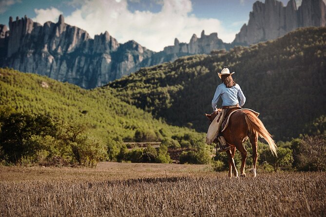 Montserrat Horseback Riding & Monastery – Small Group (Max 8) - Riding at the Montserrat hillside ranch