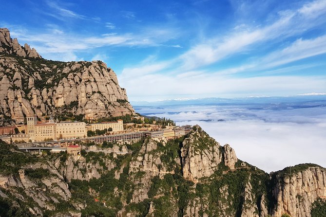 Montserrat Nature Walk, Monastery and Museum from Barcelona - The hike begins below the monastery
