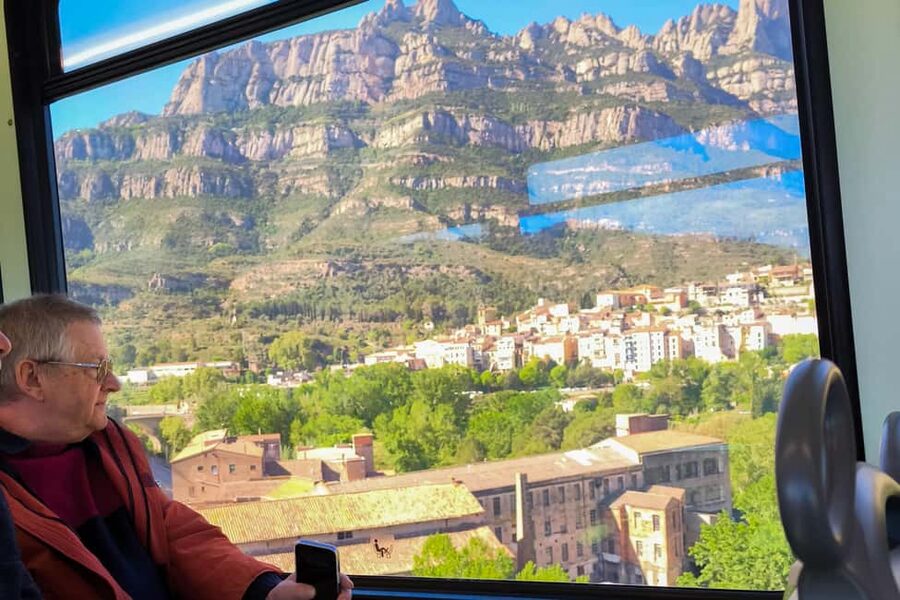 Montserrat Small Group Tour with Train and Cable Car - The 55-minute train through Catalonia
