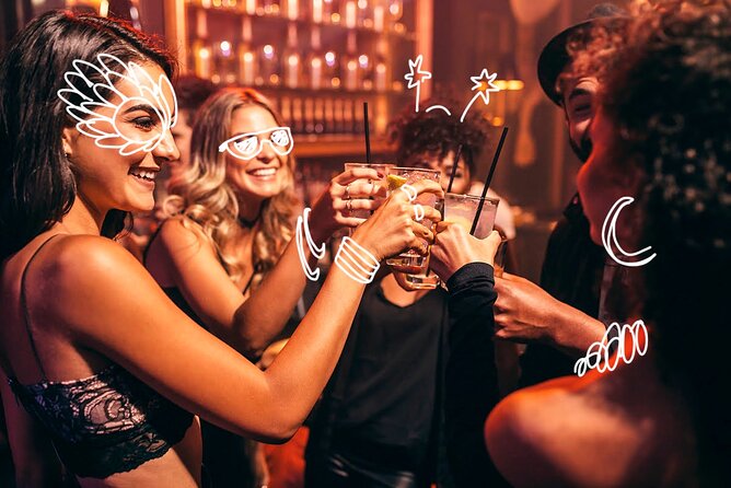 Nightlife Tour - Barcelona Bar Crawl with Flamingos - Eixample and the final stop at La Fira Provença