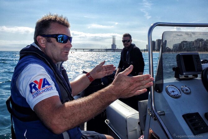 One-hour High-Speed Powerboat Ride - Passing Barceloneta and the W Hotel