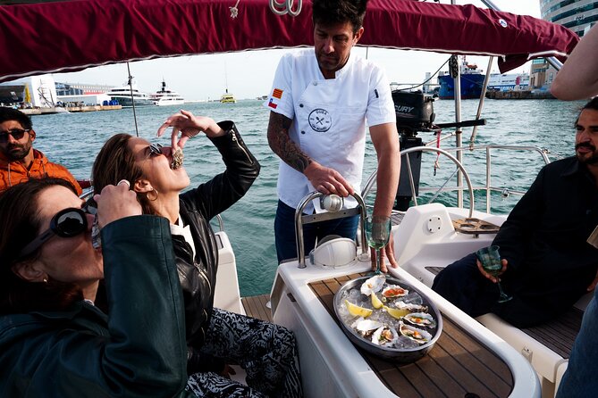 Oyster Odyssey Barcelona's Premier Sailing and Seafood Adventure - Daytime, afternoon, or sunset?