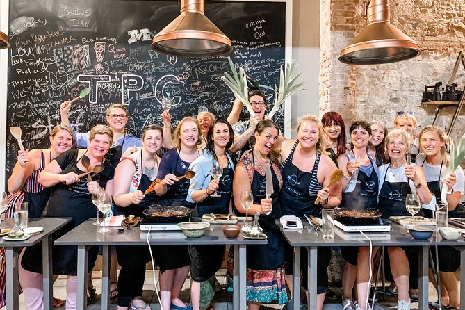 Paella Cooking Class with Professional Chef: Four Course Dinner - Dietary choices and group size