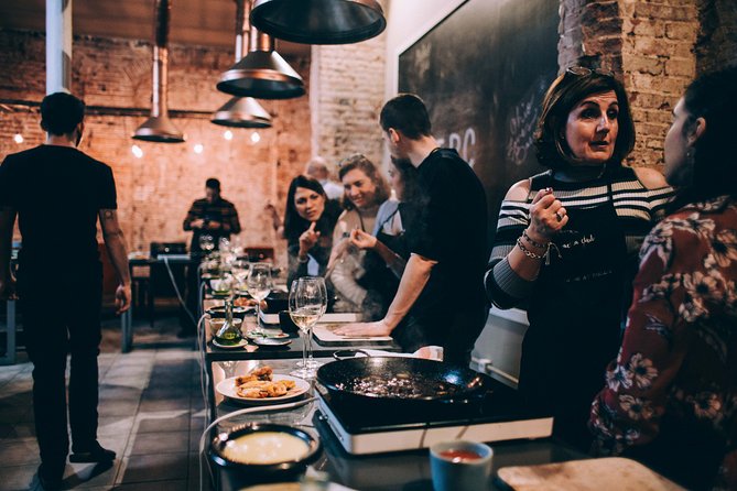 Paella Cooking Class with Professional Chef: Four Course Dinner - The welcome drink and first tastes