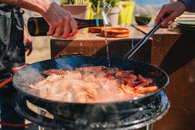 Paella Cooking Experience & Winery Tour from Barcelona - Inside the cellar and the four-wine tasting