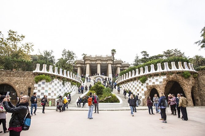 Park Guell Guided Tour with Skip the line Ticket - The lower court and 86 Doric columns