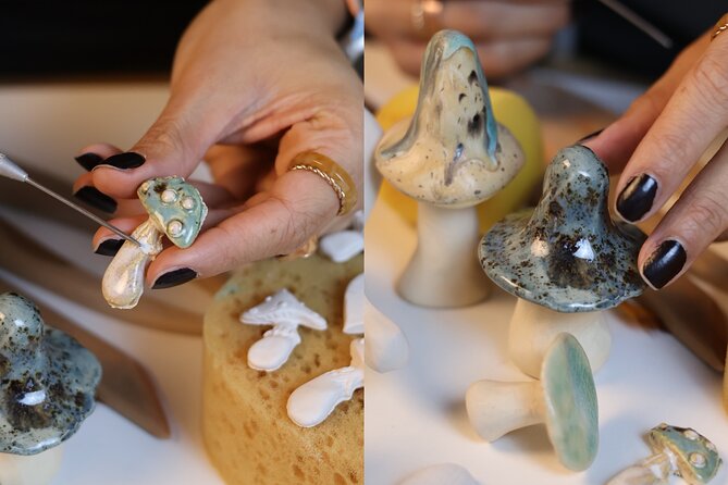 Pottery Workshop and Wine – Barcelona - Decorating your piece with texture and pattern