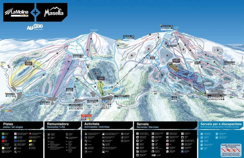 Private Andorra or Pyrinees Ski / Snowboard Tour Day trip - Choosing La Molina, Masella, or Andorra