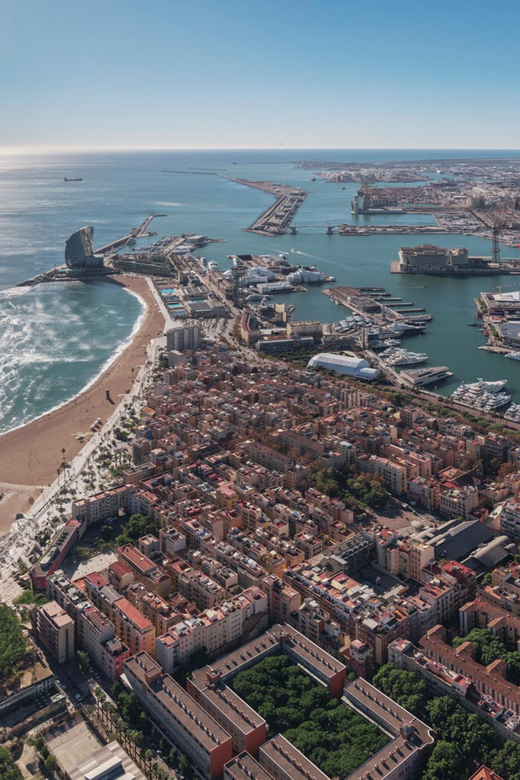 Private Barcelona & Montserrat Helicopter Tour - Reaching Montserrat on the 35-minute Sky route